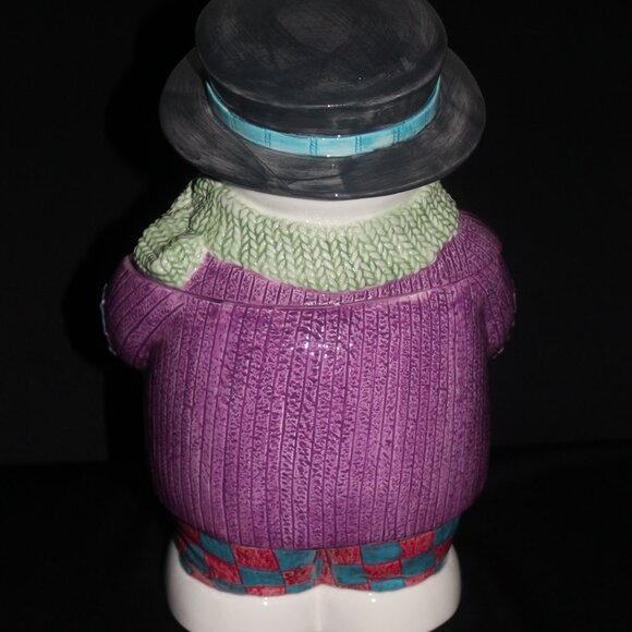 Adorable Frosty Snowman Cookie Jar | Christmas Stuffins Canister | Liv Canada - Picture 3 of 8